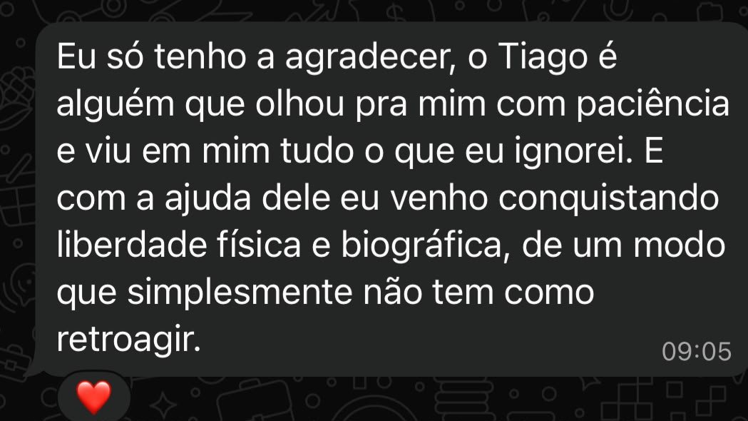 Depoimento de paciente do Dr. Tiago Amorim