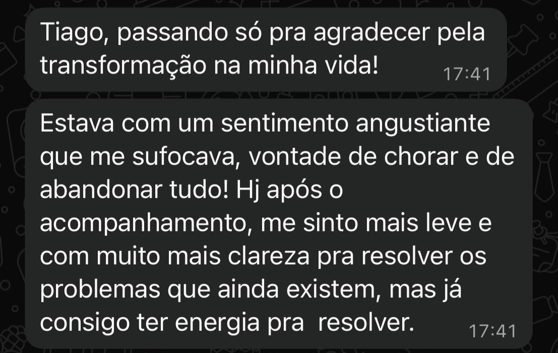 Depoimento de paciente do Dr. Tiago Amorim