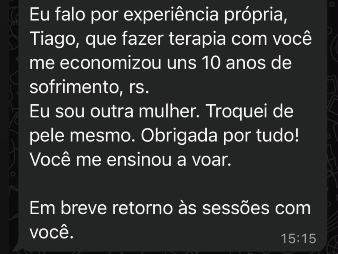 Depoimento de paciente do Dr. Tiago Amorim